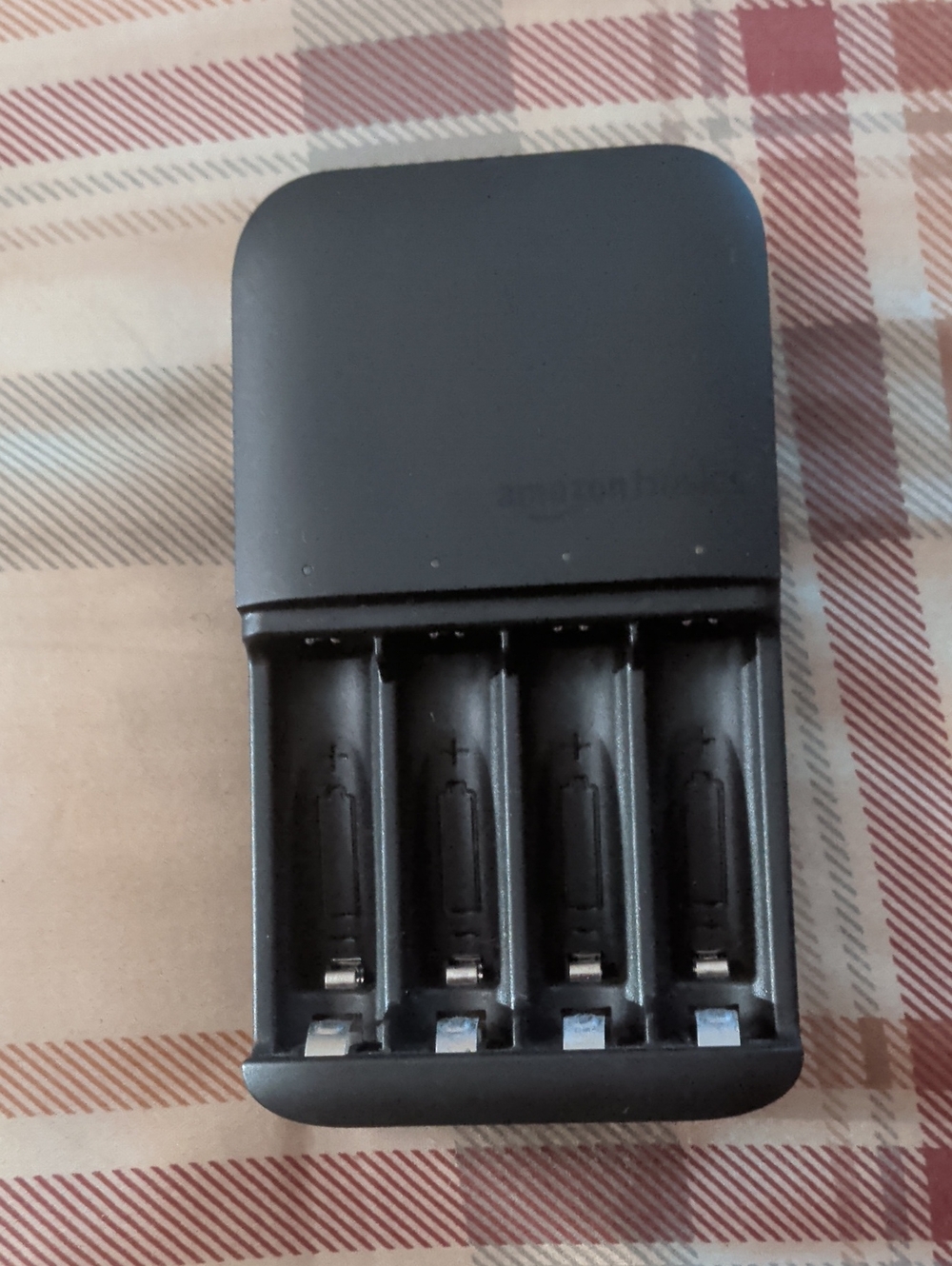 Amazon Black 4-Slot AA/AAA Battery Charger